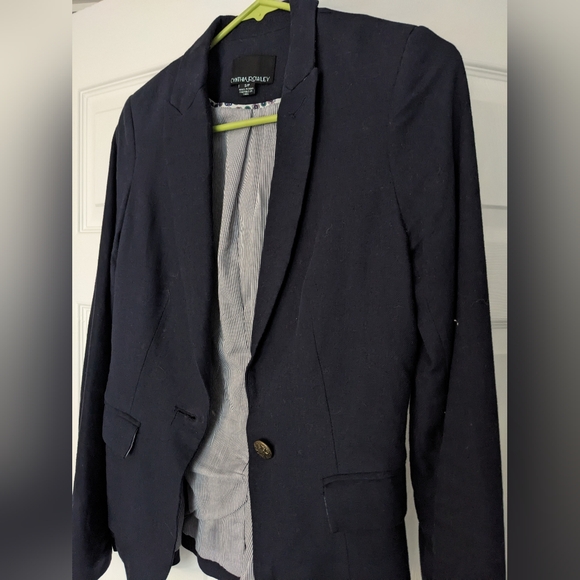 Cynthia Rowley Linen/cotton blazer - Picture 2 of 9